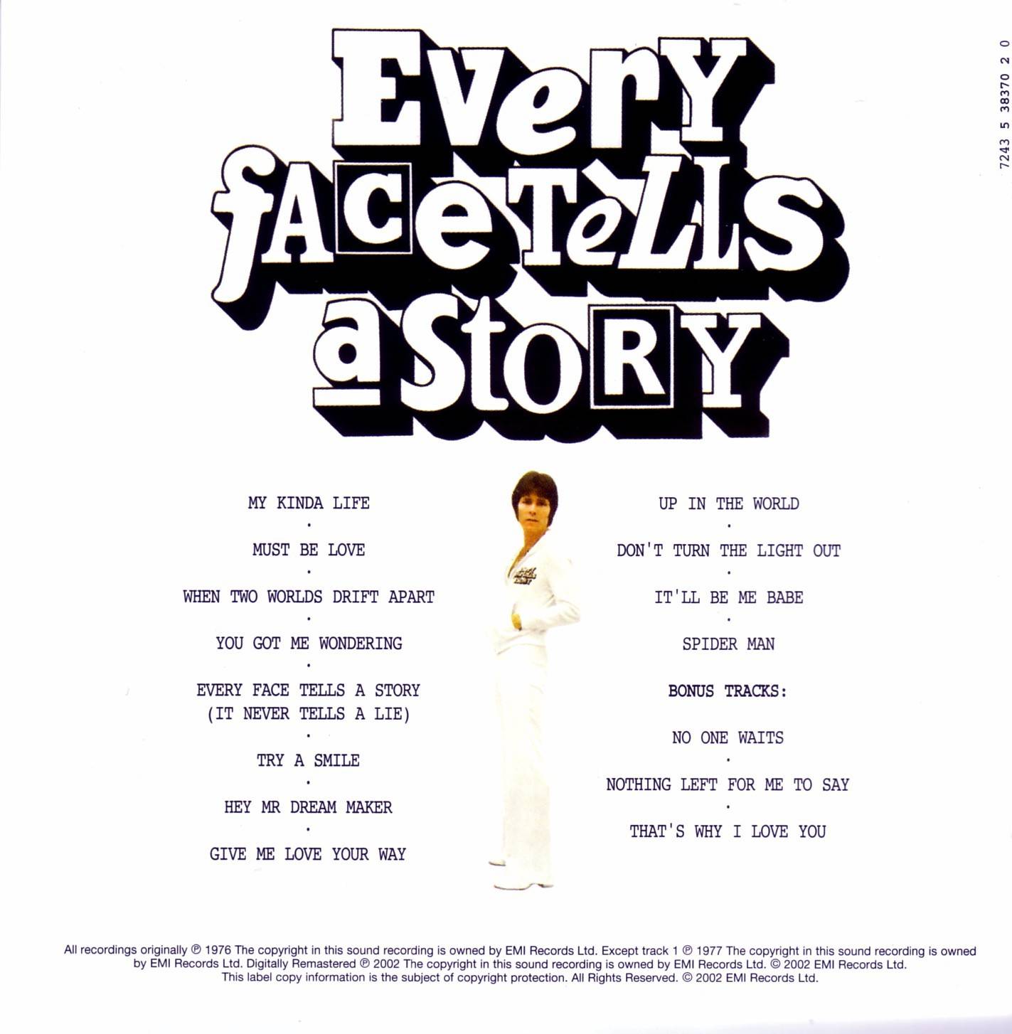 Cliff Richard Every Face Tells A Story : Front